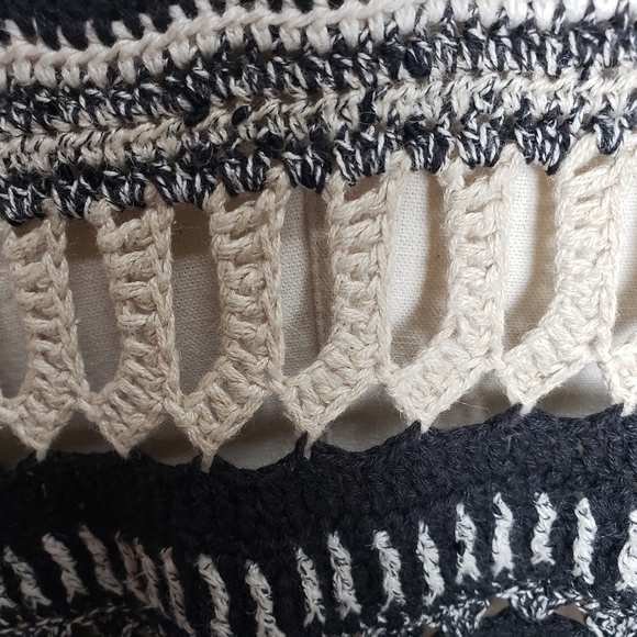 Sigrid Olsen Crocheted by Hand Cardigan Sweater Size M - Picture 8 of 8